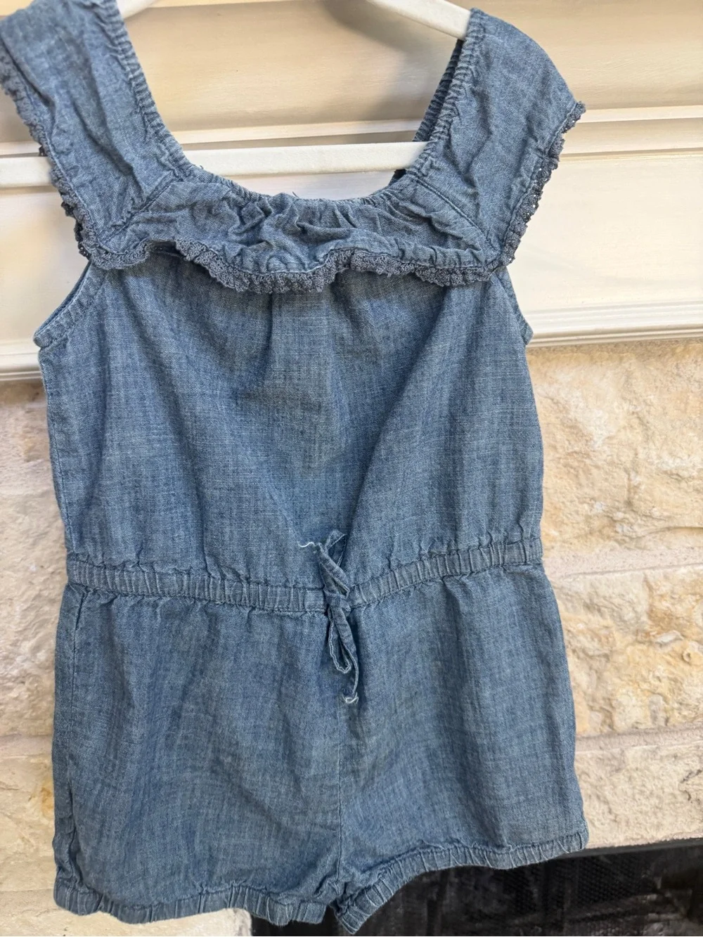 Baby Gap Chambray Denim Romper 5 years